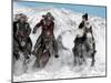 Winter Horse Race-BJ Yang-Mounted Photographic Print