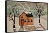 Winter House-Karla Gerard-Framed Stretched Canvas