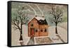 Winter House-Karla Gerard-Framed Stretched Canvas