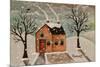 Winter House-Karla Gerard-Mounted Premium Giclee Print