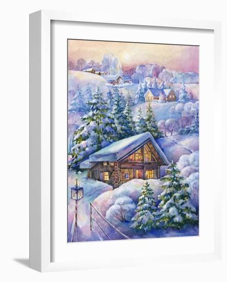 Winter House-ZPR Int’L-Framed Giclee Print