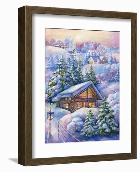 Winter House-ZPR Int’L-Framed Giclee Print