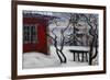 Winter, Hvalsbakken, 1926-Harald Oscar Sohlberg-Framed Giclee Print