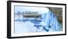 Winter ice covered and snowy waterfall, Estonia, Europe-Mykola Iegorov-Framed Photographic Print