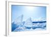 Winter Ice Landscape on Lake Baikal-Tiplyashin Anatoly-Framed Photographic Print