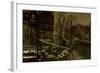 Winter in Amsterdam-George Hendrik Breitner-Framed Art Print