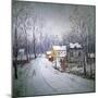 Winter in Bucks County-Carol Sirak-Mounted Giclee Print