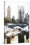 Winter in Central Park II - In the Style of Oil Painting-Philippe Hugonnard-Stretched Canvas