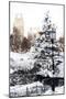 Winter in Central Park IV - In the Style of Oil Painting-Philippe Hugonnard-Mounted Giclee Print