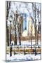 Winter in Central Park VI - In the Style of Oil Painting-Philippe Hugonnard-Mounted Giclee Print