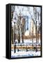 Winter in Central Park VI - In the Style of Oil Painting-Philippe Hugonnard-Framed Stretched Canvas