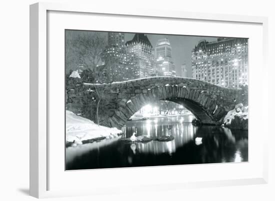 Winter in Central Park-null-Framed Premium Giclee Print