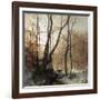 Winter in Germany, 1869-Ludwig Munthe-Framed Giclee Print