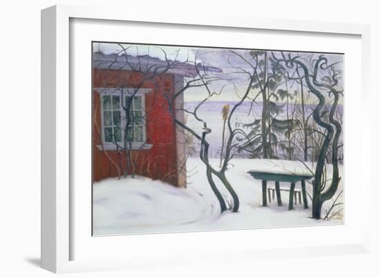 Winter in Hvalsbakken, 1926-Harald Sohlberg-Framed Giclee Print