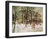 Winter in Kensington Gardens from 'Peter Pan in Kensington Gardens' by J.M. Barrie, 1906-Arthur Rackham-Framed Giclee Print