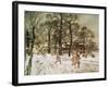 Winter in Kensington Gardens from 'Peter Pan in Kensington Gardens' by J.M. Barrie, 1906-Arthur Rackham-Framed Giclee Print