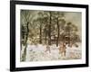 Winter in Kensington Gardens from 'Peter Pan in Kensington Gardens' by J.M. Barrie, 1906-Arthur Rackham-Framed Giclee Print