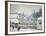 Winter in Louveciennes-Alfred Sisley-Framed Giclee Print