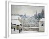 Winter in Louveciennes-Alfred Sisley-Framed Giclee Print