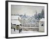 Winter in Louveciennes-Alfred Sisley-Framed Giclee Print