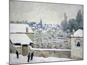 Winter in Louveciennes-Alfred Sisley-Mounted Giclee Print