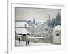 Winter in Louveciennes-Alfred Sisley-Framed Giclee Print