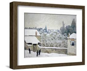 Winter in Louveciennes-Alfred Sisley-Framed Giclee Print