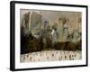 Winter In Manhattan-Georgie-Framed Giclee Print