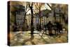 Winter in Montmartre, Paris, France-Nicolas Hugo-Stretched Canvas