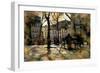 Winter in Montmartre, Paris, France-Nicolas Hugo-Framed Giclee Print