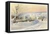 Winter in New Hampshire-null-Framed Stretched Canvas