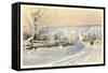 Winter in New Hampshire-null-Framed Stretched Canvas