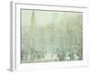 Winter in New York-F. Usher Voll-Framed Giclee Print