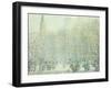 Winter in New York-F. Usher Voll-Framed Giclee Print