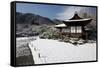 Winter in Okochi-sanso villa, Kyoto, Japan, Asia-Damien Douxchamps-Framed Stretched Canvas