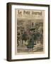 Winter in Paris, Walking in the Mud-French School-Framed Giclee Print