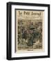 Winter in Paris, Walking in the Mud-French School-Framed Premium Giclee Print