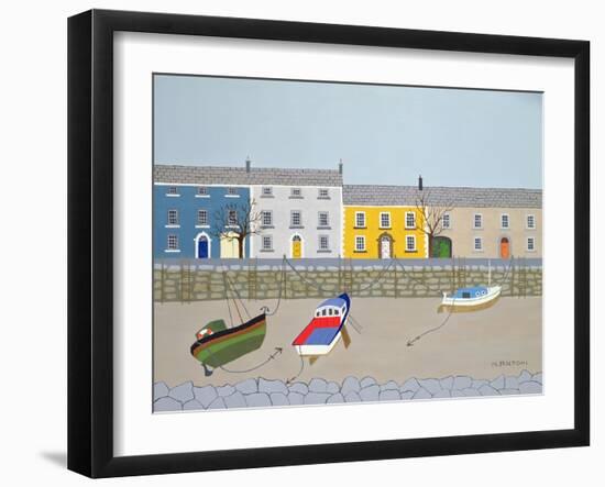 Winter in Polperro-Micaela Antohi-Framed Giclee Print