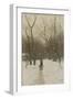 Winter in Scheveningen Bushes-Anton Mauve-Framed Art Print