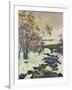 Winter in Stampa-Giovanni Giacometti-Framed Giclee Print