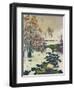 Winter in Stampa-Giovanni Giacometti-Framed Giclee Print