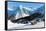 Winter in Swiss Alps-britvich-Framed Stretched Canvas