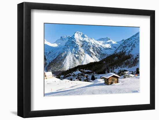 Winter in Swiss Alps-britvich-Framed Photographic Print