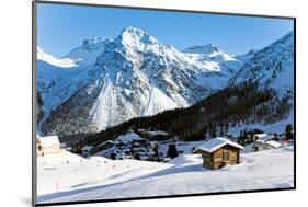 Winter in Swiss Alps-britvich-Mounted Photographic Print