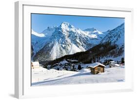 Winter in Swiss Alps-britvich-Framed Photographic Print