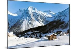 Winter in Swiss Alps-britvich-Mounted Photographic Print