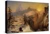 Winter in Switzerland, 1860-Jasper Francis Cropsey-Stretched Canvas