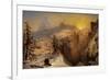 Winter in Switzerland, 1860-Jasper Francis Cropsey-Framed Giclee Print