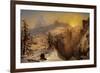 Winter in Switzerland, 1860-Jasper Francis Cropsey-Framed Giclee Print