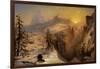 Winter in Switzerland, 1860-Jasper Francis Cropsey-Framed Giclee Print